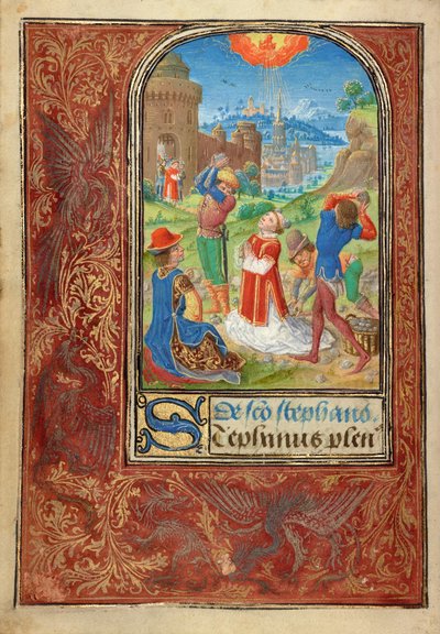 La lapidación de San Esteban de Lieven van Lathem