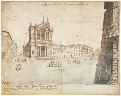 Dieciocho vistas de Roma: Santa Maria in Via Lata de Lievin Cruyl