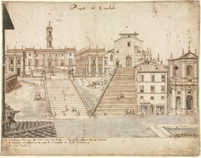 Dieciocho vistas de Roma: El Campidoglio de Lievin Cruyl