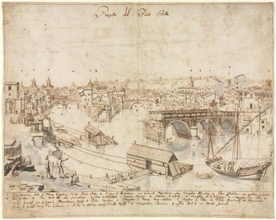 Dieciocho Vistas de Roma: El Ponte Rotto de Lievin Cruyl