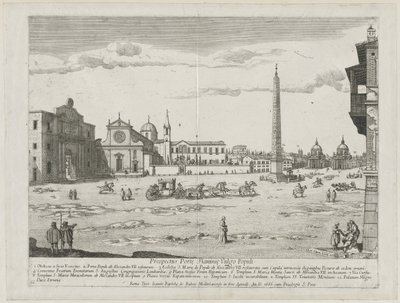 "Prospectus Locurum Urbis Romae Insign[ium]" de Lievin Cruyl