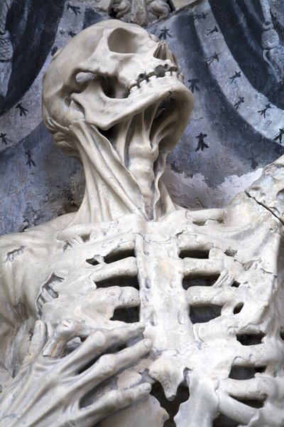 Desollado, o El esqueleto (detalle) de Ligier Richier