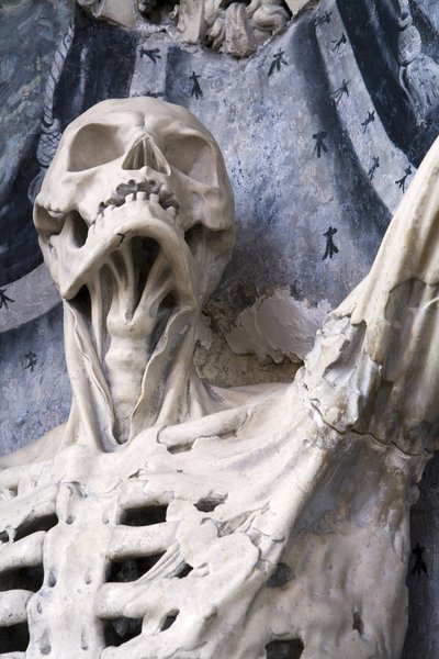 Desollado, o El esqueleto (detalle) de Ligier Richier