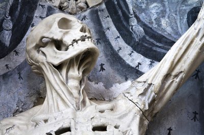 Desollado, o El Esqueleto (detalle) de Ligier Richier