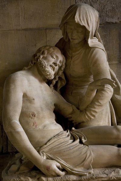 Piedad (detalle) de Ligier Richier