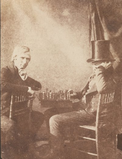 Los Jugadores de Ajedrez, ca. 1845 de Likely by Antoine François Jean Claudet.