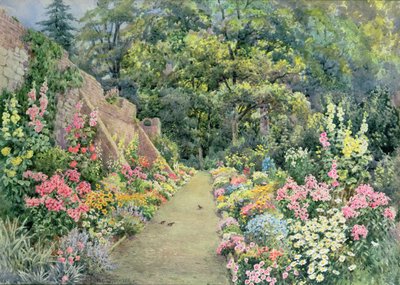 Un borde herbáceo de verano de Lilian Stannard