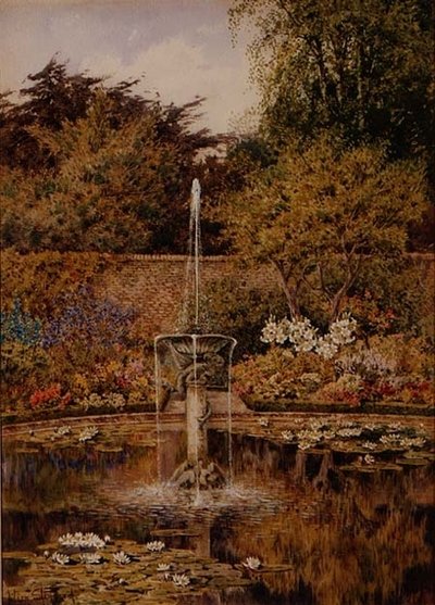 Un viejo jardín acuático de Lilian Stannard