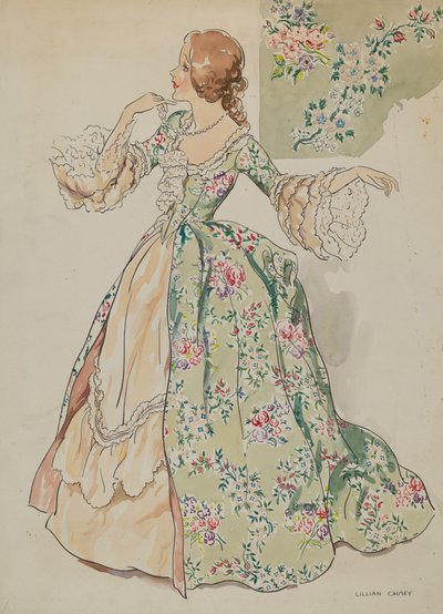 Traje de dama, c. 1936 de Lillian Causey