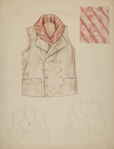 Chaleco, c. 1937 de Lillian Causey