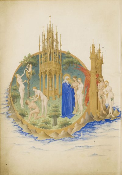 Jardín del Edén, Les Très Riches Heures du duc de Berry de Limbourg Brothers