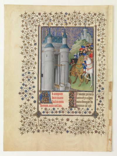 Las Bellas Horas de Juan de Francia, Duque de Berry, 1412-1416 de Limbourg Brothers