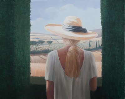 Chica, Vista Trasera, Toscana, 2012 de Lincoln Seligman