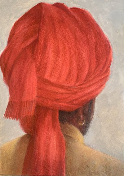 Chaqueta roja y amarilla 2 de Lincoln Seligman