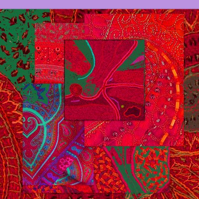 COLLAGE OF COLOR, 2018 (técnica mixta) de linda arthurs