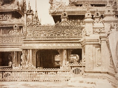 No. 92. Amerapoora. Otra parte del Balcón de Kyoung No. 86 [Maha-too-lo-Bounghian Kyoung] de Linnaeus Tripe