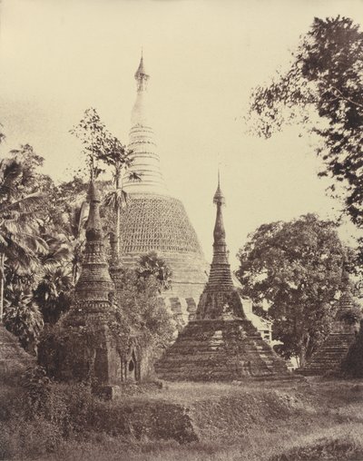 Rangún: Vista cercana de la Pagoda Shwe Dagon de Linnaeus Tripe