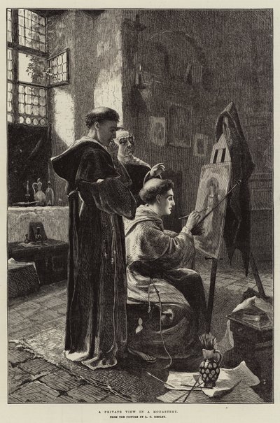 Una Vista Privada en un Monasterio de Lionel Charles Henley