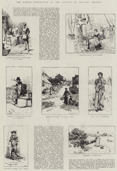 La Exposición de Invierno de la Sociedad de Artistas Británicos de Lionel Charles Henley