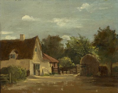 Cabaña, c.1850 de Lionel Constable