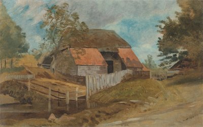 Granero Viejo, ca. 1855 de Lionel Constable