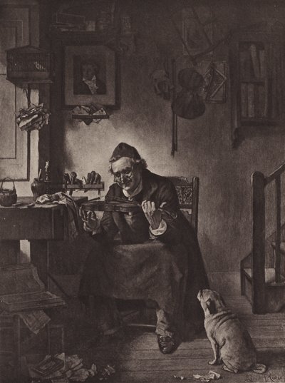 The Old Strad (lito) de Lionel J. Cowen