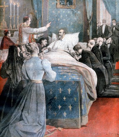 La muerte del Conde de París, Inglaterra, 1894 de Lionel Noel Royer