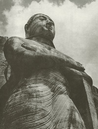 Ananda, Gal-Vihare (foto en blanco y negro) de Lionel Wendt