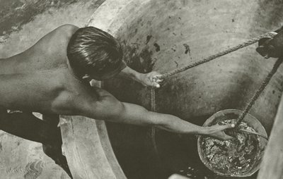 En el pozo (foto en blanco y negro) de Lionel Wendt