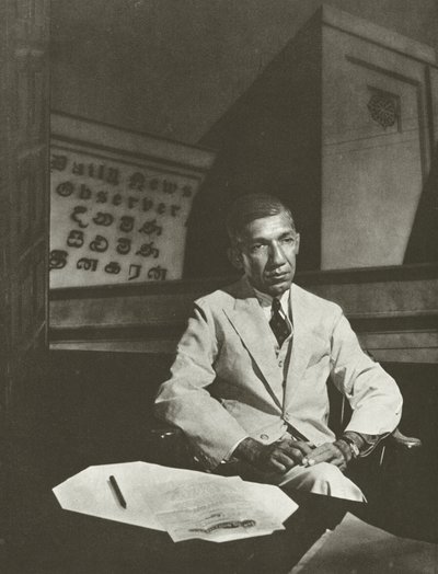 D R Wijewardene, Esq (foto b/n) de Lionel Wendt