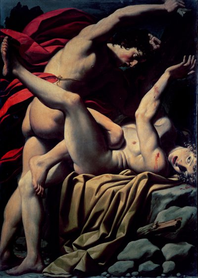 La muerte de Abel (óleo sobre lienzo) de Lionello Spada