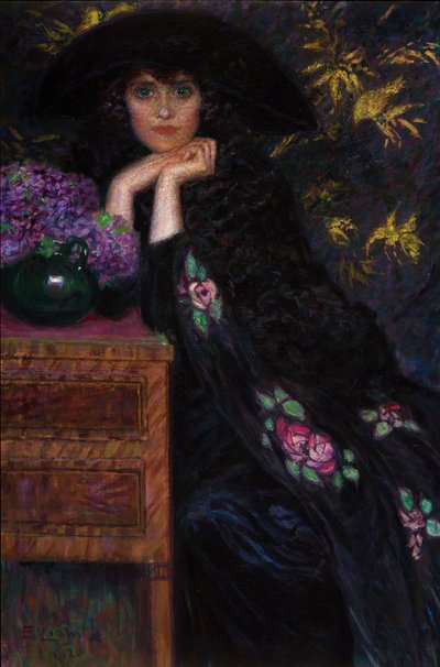 Figura de Mujer Retrato de Violette, 1920 de Lionne