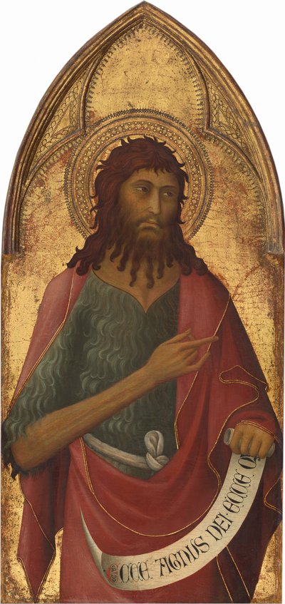 San Juan Bautista, probablemente c. 1325 de Lippo Memmi