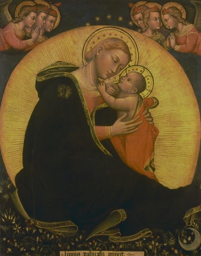 La Madonna de la Humildad, 1390-1400 de Lippo di Dalmasio