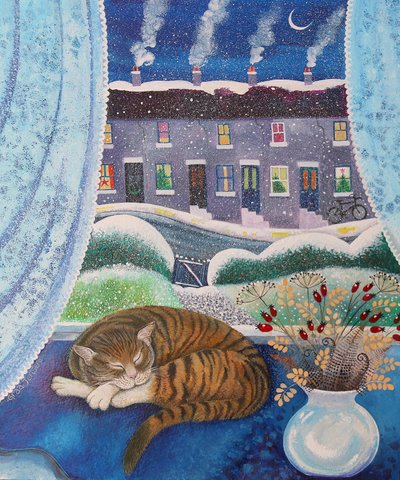 Gato acogedor, 2016 de Lisa Graa Jensen