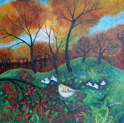 Little Bird, 2023 (acrílicos sobre lienzo) de Lisa Graa Jensen