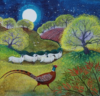 Mr. Handsome, 2024 (acrílicos sobre lino) de Lisa Graa Jensen