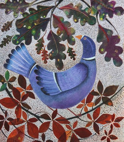 Pidge, 2022 (técnica mixta sobre lino) de Lisa Graa Jensen
