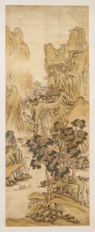 El manantial del melocotón, 1650 de Liu Du