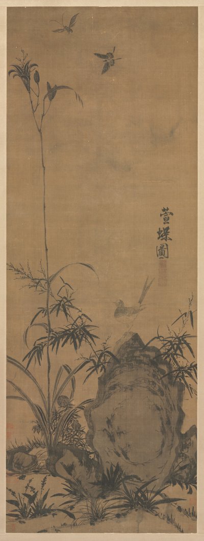 Lily and Butterflies de Liu Shanshou