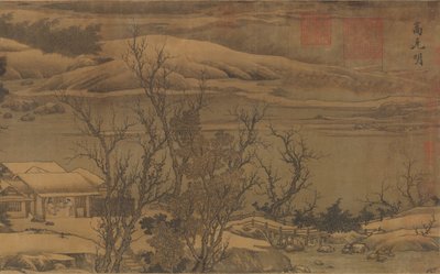 Ríos y montañas bajo nieve fresca, ca. finales del siglo XII de Liu Songnian