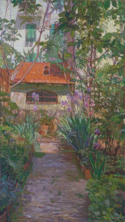El tríptico o el jardín floreciente de Llewelyn Lloyd