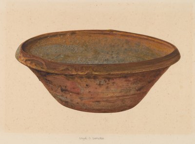 Cuenco, c. 1937 de Lloyd Charles Lemcke