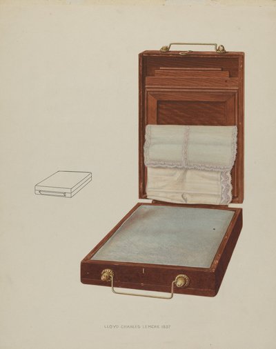 Soporte para funda de almohada, 1937 de Lloyd Charles Lemcke