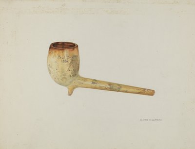 Pipa, c. 1937 de Lloyd Charles Lemcke