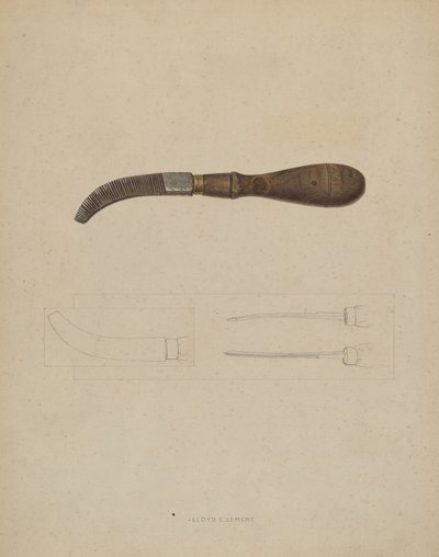 Archivo de Clavijas de Madera, c. 1937 de Lloyd Charles Lemcke