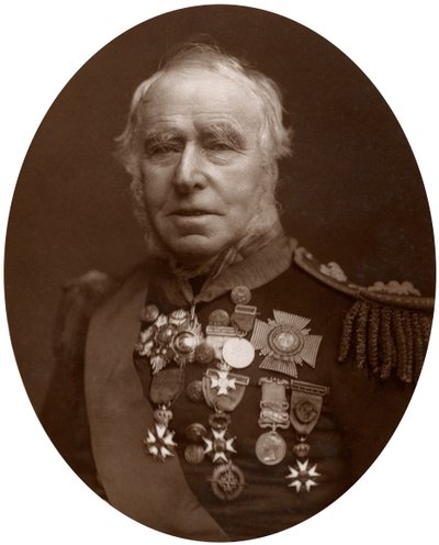 Almirante Sir Sydney Colpoys Dacres, Gobernador del Hospital de Greenwich, 1883 de Lock and Whitfield