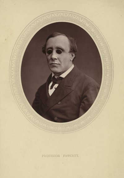 Retrato del Profesor Henry Fawcett de Lock and Whitfield