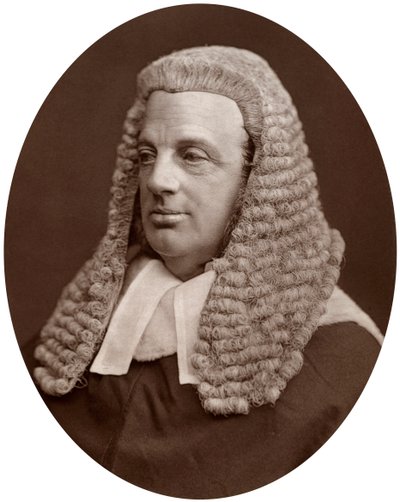 El Honorable Sir William Baliol Brett, Juez del Tribunal de Apelación, 1877 de Lock and Whitfield