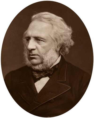 Sir Charles Reed, presidente de la Junta Escolar de Londres, 1880 de Lock and Whitfield